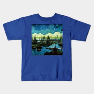 Starry Night in Kashyyyk Kids T-Shirt